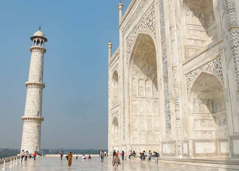 The Taj Mahals minarets