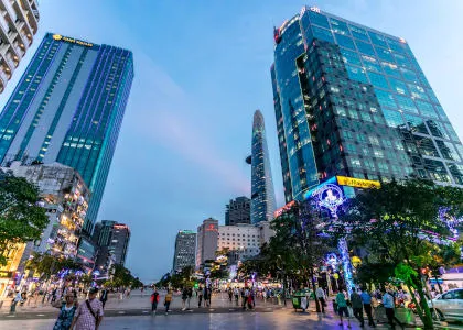 Pandaw sails into Central Saigon