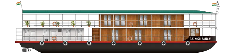 RV Kochi Pandaw Illustration