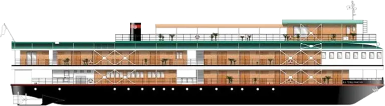 RV Tonle Pandaw Illustration